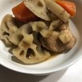 ぴろぱんだ's cooksnap of when they made 鶏肉とれんこんのバターごまみそ煮.