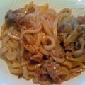 jshin's cooksnap of when they made 超簡単♪豚キムチうどん♪.