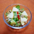 pitachan1's cooksnap of when they made クルミが合います★水菜とりんごのサラダ.