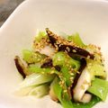 cazyuuu15's cooksnap of when they made 長ネギと椎茸のナムル.