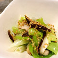 cazyuuu15's cooksnap of when they made 長ネギと椎茸のナムル.