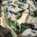 ココキキララ's cooksnap of when they made ほうれん草と豆腐の豆乳スープ　.