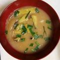 クッキングホチョ's cooksnap of when they made 生姜が効いて温まる~!さつま芋のお味噌汁.