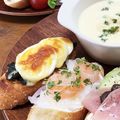 もじゃこてつー's cooksnap of when they made ミートソースのバケットオープンサンド.