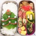 Cheechees4's cooksnap of when they made クリスマスツリー弁当♪.