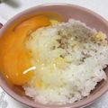 アピナス's cooksnap of when they made 麺つゆ卵かけご飯.