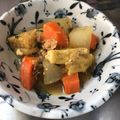 saorinlin's cooksnap of when they made さば缶と大根のカレー煮♪.