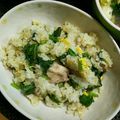 M130018's cooksnap of when they made 捨てないで大根やかぶの葉っぱのチャーハン.