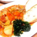 かえねえ's cooksnap of when they made 簡単！鶏胸のトマト煮込みライス！.