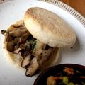okobuta's cooksnap of when they made メルティ舞茸deイングリッシュマフィン。.