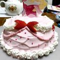 tinon2018's cooksnap of when they made お姫様のドレスケーキ.