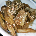 kojyu's cooksnap of when they made 節約コボウでかさまし♪豚のしょうが焼き.