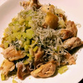 シャル菜's cooksnap of when they made 旨!!!!鶏!セロリ!しらすの山椒炒め☆.