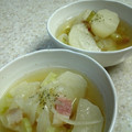 シロノワール's cooksnap of when they made かぶとベーコンのとろとろコンソメ煮.
