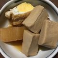 ゆうままよまよ's cooksnap of when they made 大根と高野豆腐の含め煮.