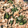 ちょ〜☆'s cooksnap of when they made 豚肉とレタスの中華炒め.
