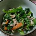 みおちん∞'s cooksnap of when they made 春菊とシーチキンの超簡単小鉢.
