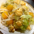 クックR9LDQJ☆'s cooksnap of when they made もやしとミニトマトの卵炒め.