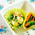 SP♪'s cooksnap of when they made 麺つゆで簡単☆菜の花と桜えびの卵とじ.