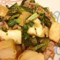 Kaon．'s cooksnap of when they made 豚肉と青梗菜に厚揚げの照り焼き風.