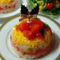 薩摩のやすねこ2's cooksnap of when they made ✨ケーキ✨のようなちらし寿司♫.