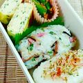 SP♪'s cooksnap of when they made ▲紅生姜＊茗荷＊塩昆布のおにぎり▲.