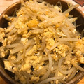 じんどう's cooksnap of when they made モヤシと卵だけの炒め物☆.