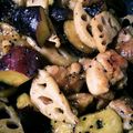 あいあいママさん's cooksnap of when they made れんこんさつまいも鶏肉の甘辛炒め.