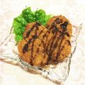 なつき☆ミ's cooksnap of when they made カマンベールINメンチカツ☆.