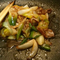 chou*'s cooksnap of when they made 下仁田ネギの豚肉炒め.