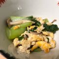 ゆっきん♪'s cooksnap of when they made キクラゲとチンゲンと卵の炒め物.