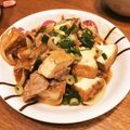 yuka119's cooksnap of when they made 厚揚げの豚こま＆玉ねぎ入り甘酢あんかけ.