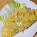まゅきてぃ☆'s cooksnap of when they made オムライスのようで実は肉じゃがオムレツ♪.