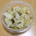 ＊実月＊'s cooksnap of when they made 茹で白菜のあっさり塩昆布和え.