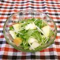 龍青空ママ's cooksnap of when they made さっぱり♪林檎と水菜のサラダ.