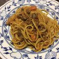 Amalka's cooksnap of when they made ＊簡単＊残りカレーでリメイクパスタ＊.