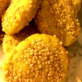 demekichi's cooksnap of when they made 甘くて美味しい☆ごまおさつ☆.