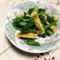 エルルン's cooksnap of when they made 菜花と油揚げの辛子酢味噌和え.