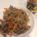 クックOIOWRM☆'s cooksnap of when they made スタミナ源でスピード簡単スタミナ丼！.