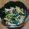 ゆずまめじろ's cooksnap of when they made ほうれん草とえのきとベーコンのおつまみ.