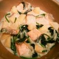 Jackieandm's cooksnap of when they made トロトロ鮭とホウレンソウのクリーム煮.