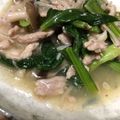 ゆっきん♪'s cooksnap of when they made パパっと小松菜そぼろあんかけ.