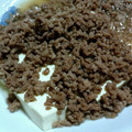 ナーちゃん's cooksnap of when they made 手作り絹厚揚げのそぼろ掛け.