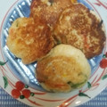 miki＠miki's cooksnap of when they made 総菜の豆サラダを大和芋と焼きました.