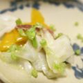 rakuen's cooksnap of when they made カブと柿と生ハムのサラダ.