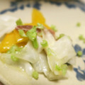 rakuen's cooksnap of when they made カブと柿と生ハムのサラダ.