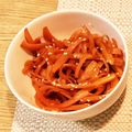 ろみひ＊'s cooksnap of when they made めんつゆでニンジンだけのきんぴら.