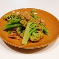 まんまるまうちゃん's cooksnap of when they made カリフローレとベーコンのカレー炒め.
