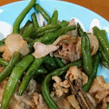 ひーくんゆーくんまま's cooksnap of when they made いんげんと豚肉の炒め煮.
