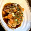 クックZFZCA0☆'s cooksnap of when they made 野菜たっぷり冬の鱈のポン酢ソースがけ.